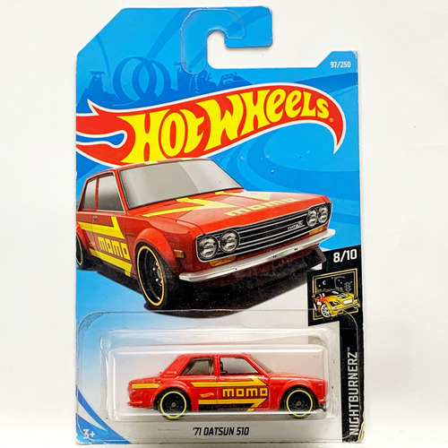 Carrito Hot Wheels 71 Datsun Bluebird 510 Momo