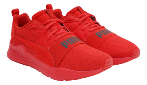 Tenis Puma Hombre Caballero Wired Run Pure Rojo Running