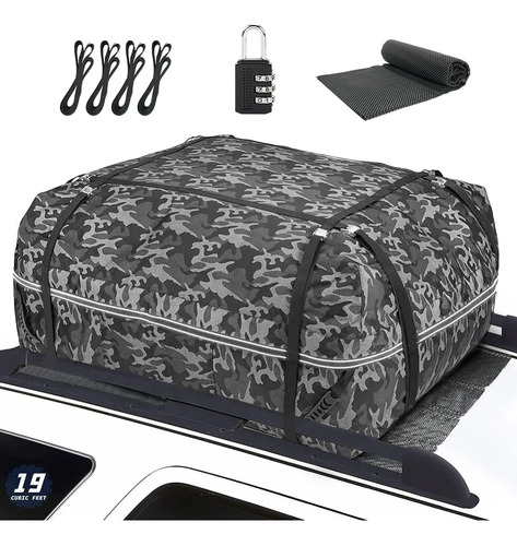 ~? Youlerbu Portable Car Rooftop Cargo Carrier Bag Para Viaj