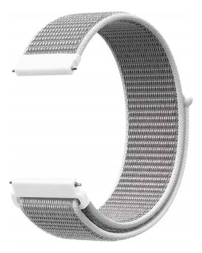 Correa Nylon Cierre Contactel Para Amazfit Gts 2 Mini Crema 2 Cm
