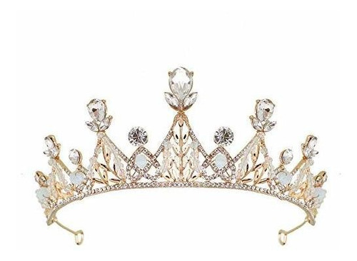 Diademas - Tocess Princesa Corona Y Tiara Para Mujer Y Reina
