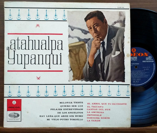 Atahualpa Yupanqui - Volumen No 12 - Lp Vinilo 1966 Folklore