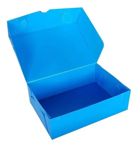 Caja Archivo Corrugado Plastica Oficio 12 Azul 36x25x12 X10u