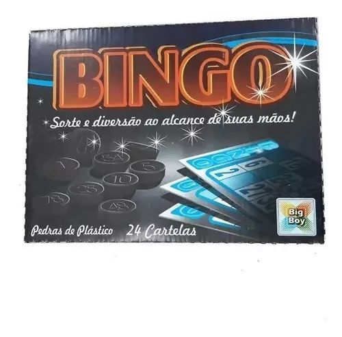 Jogo De Bingo Com Cartelas E Pedras - Brinquedo