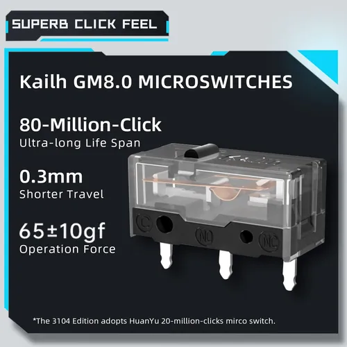 Machenike Mouse Inalambrico Para Juegos, 26,000 Dpi, Sensor