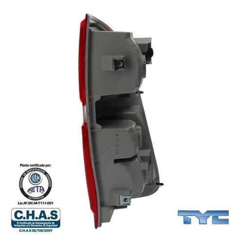 Imagen 3 de 10 de Faro Trasero Toyota Hilux 2012 2013 2014 2015 Tyc Izquierdo