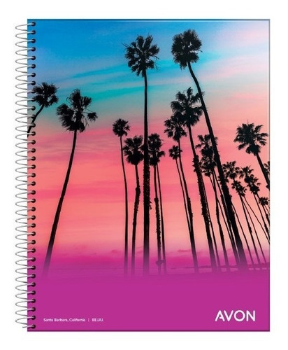 5 Cuadernos Espiral 16x21 Avon 84 Hojas Rayado Cuadriculado