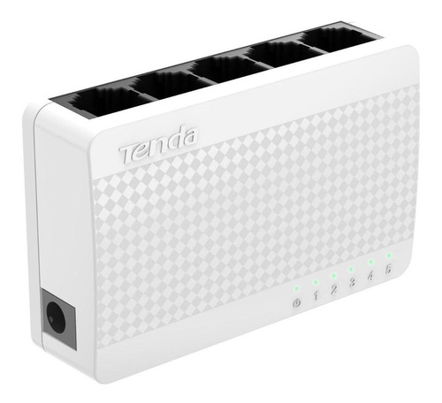 Switch S105 Tenda 5 Puertos Fast Ethernet Montaje Pared