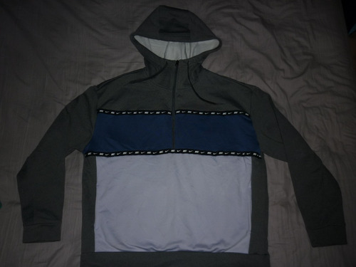 E Buzo Hoodie Nike Talle S Azul Poliester Art 79722