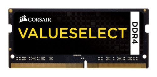 Memoria RAM Value Select gamer color negro 8GB 1 Corsair CMSO8GX4M1A2133C15