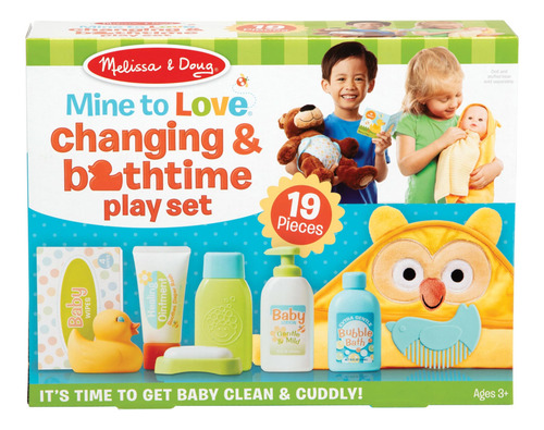 Set De Juegos Para Muñecas Melissa & Doug Changing & Bathtim