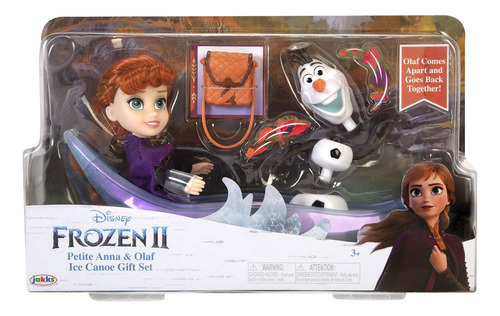 Fiesta De 7 Frozen 2 Petite Anna Y Olaf Ice Canoe Set