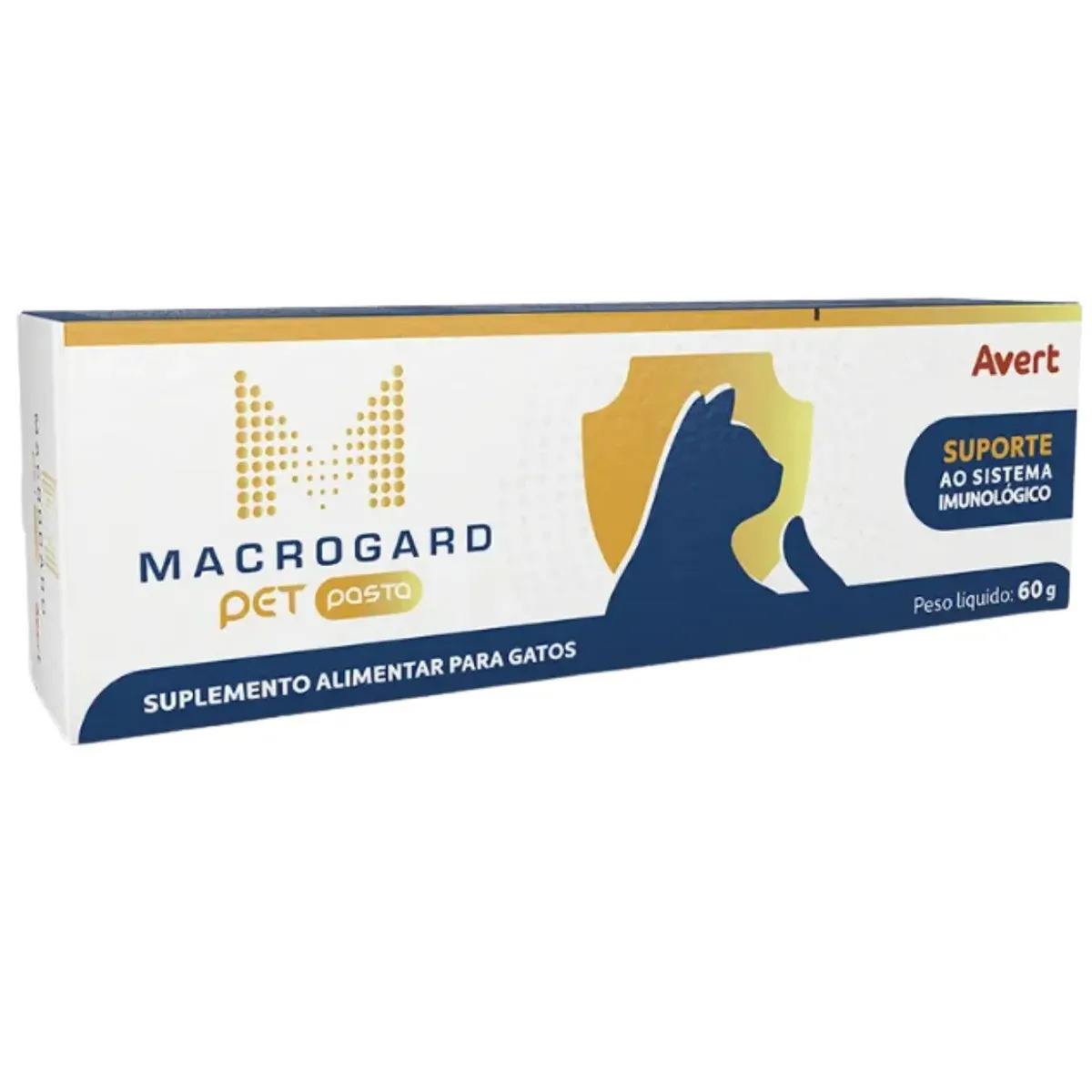 Macrogard Pet Pasta Suplemento Alimentar Para Gatos Bisnaga Com 60g