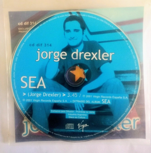 Jorge Drexler Sea Cd Promo Original 