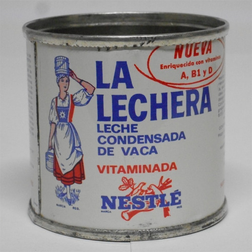 Mini Lata La Lechera Nestle Antigua De Colección 70´s / B-1 (Usado)