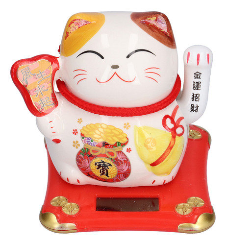 Adorno De Bienvenida Fortune Cat Ceramic Wealth