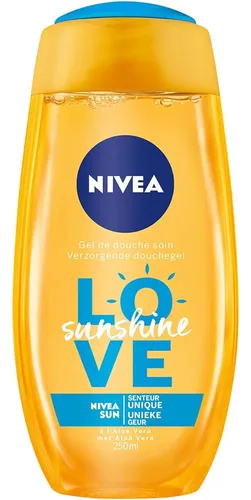 Nivea Love Sunshine Gel De Ducha 250 Ml - Pack De 4