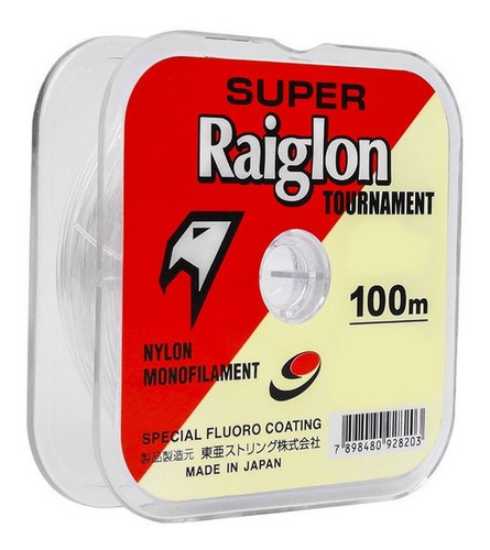 Linha Monofilamento Super Raiglon Branca (0,18)