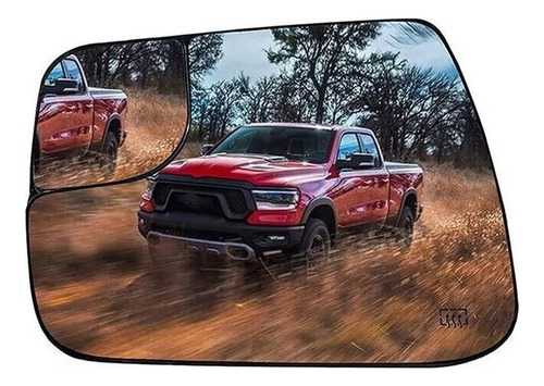 Lente Espelho Retrovisor Dodge Ram 1500 19/22 Esq 68402093aa