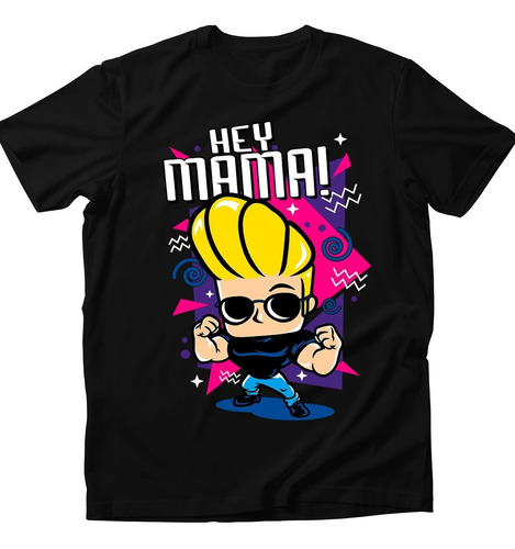 Playera Johnny Bravo Hey Mama