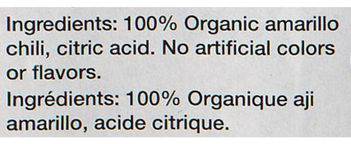 Pasta De Chile Aji Amarillo Orgánica 227 Gramos