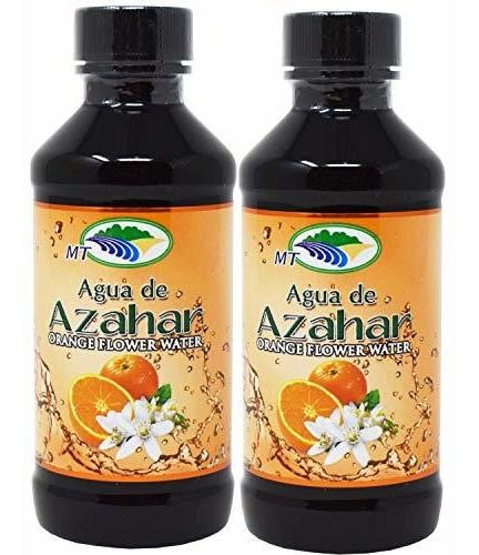 Agua De Azahar, 8 Onzas. Naranja Flowerblossom Agua 2pack