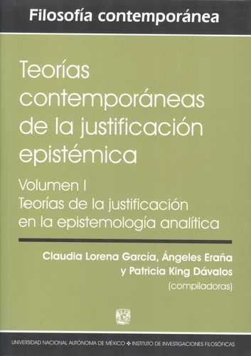 Libro Teorías Contemporáneas De La Justificación Epistémica