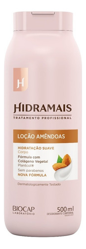 Loción hidratante de aceite de almendras Hidramais, 500 ml, tipo paquete: bote con fragancia de almendras