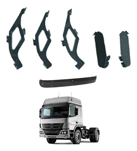 Kit Suporte Tapa Sol Mb Axor / Atego Teto Baixo