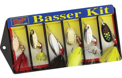 Kit Mepps Killer Basser 6 Cuchara Pesca Señuelo Robalo Bass