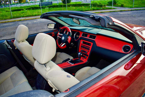 Imagen 7 de 15 de Ford Mustang 2012 Convertible Tela Sport Beige 6 Cil