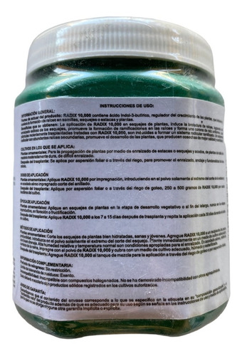 3 Pz Radix 10mil 100gramos Enrraizador Para Esquejes Leñosos