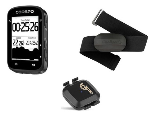 Kit Ciclocomputadora Cs500 + Sensor H808s + Sensor Bk467