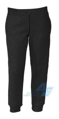 Pantalón Felpa Con Puño Adultos Gris Azul Negro - Textilshop