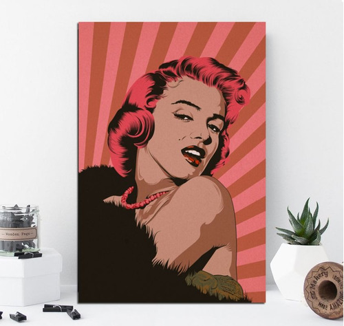 Vinilo Decorativo 20x30cm Marilyn Monroe Pop Art M5