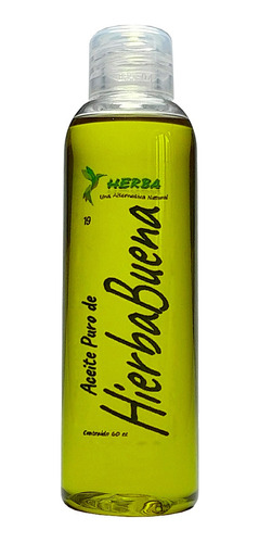Aceite  De Hierba Buena * Herba* 60cc . Puro Y Natural