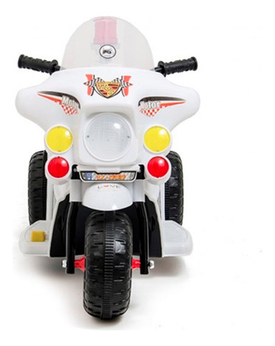 Moto A Bateria Policia Love 3003 Para Niños 6v Negro