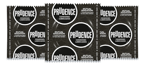 36 Condones Prudence Mutual Sensation Doblemente Lubricados