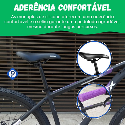 Imagem 6 de 8 de Bike Trinx M100 Max 15 Preto Fosco E Roxo