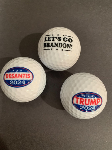 Trump 2024 Let's Go Brandon Ron Desantis Pelota 3 Torneo