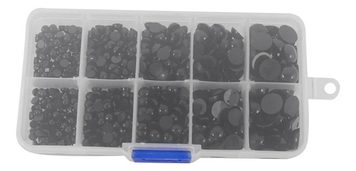 760 Piezas De Ojeras Planas Negras Redondas De 4 A 10 Mm Par