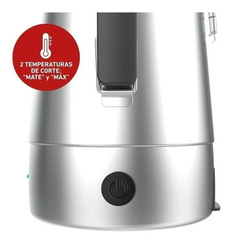 Imagen 8 de 8 de Termo Peabody E-termo 700w 1 Litro Pico Cebador Y Bombilla Color Gris