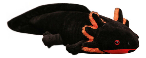 Peluche De Axolotl De 17,72 Pulgadas Para Regalo Negro