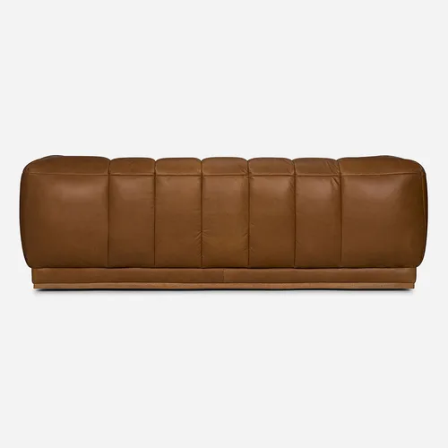Sofá Rosen Yorks 3,5 Cuerpos Cuero Camel