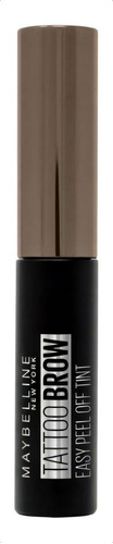 gel para cejas Maybelline Tattoo Brown EASY PEEL OFF TINT de 4.6 mL/20 g color chocolate brown