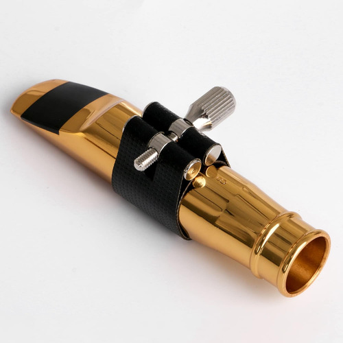 Boquilla De Saxofón Tenor Estilo Jazz Dorado Bb 8# Tap...