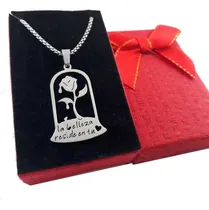 Comprar Collar La Bella Y La Bestia Tu Belleza Reside En Tu Corazon