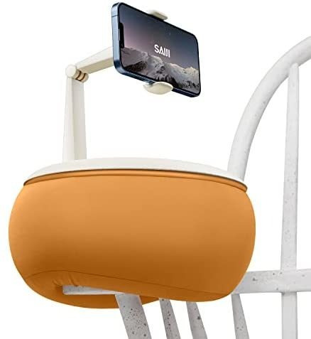 Almohada Con Soporte Para Celular Saiji Ajustable -naranja