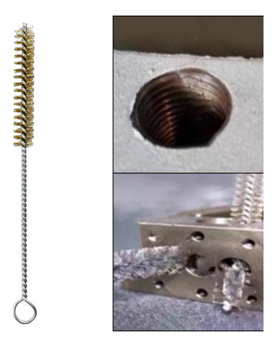 Cepillo De Limpieza Para Cañerías Con Cerdas De 23cmx2cm