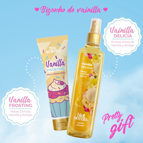 Kit Bioscents Pleasures Vainilla Body Cream/body Mist